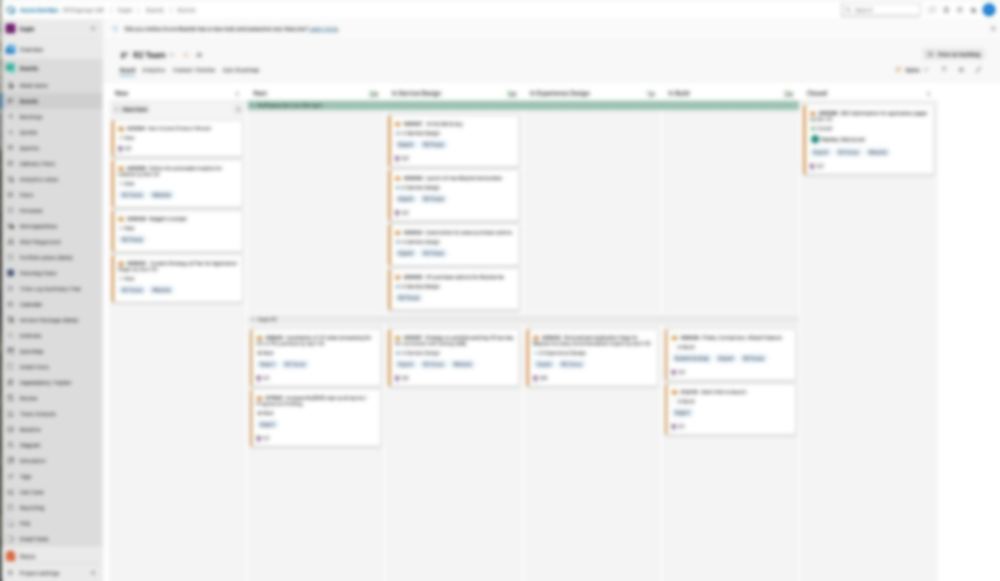 Epics on the delivery board (blurred)